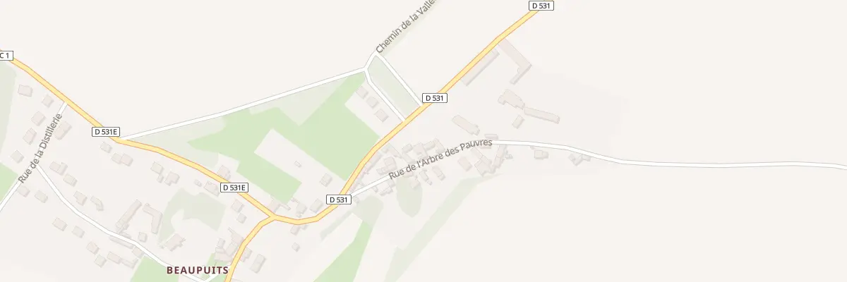 Plan du 10 Rue de l’Arbre aux Pauvres à Grandvillers-aux-Bois
