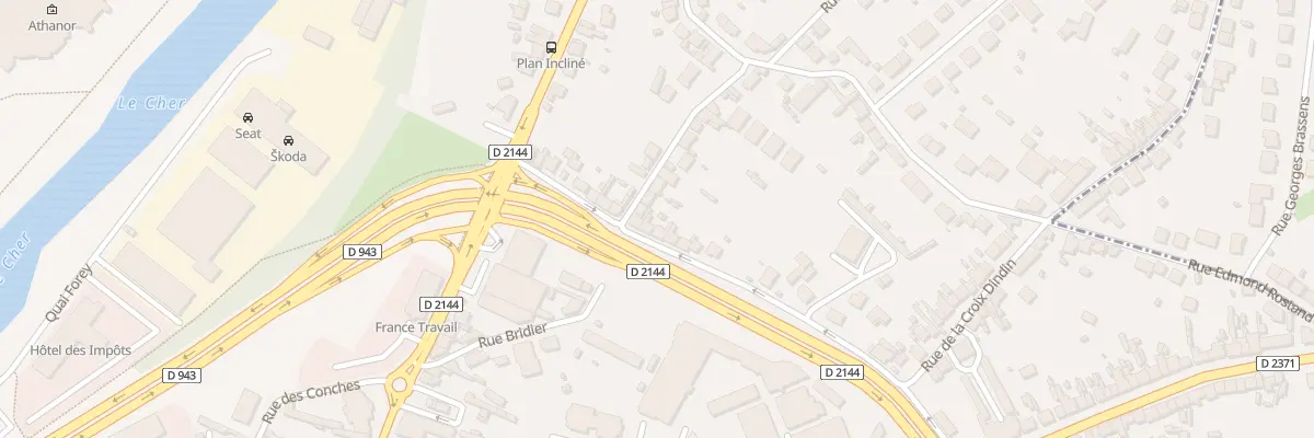Plan du 19 Rue du Plan Incline à Montluçon