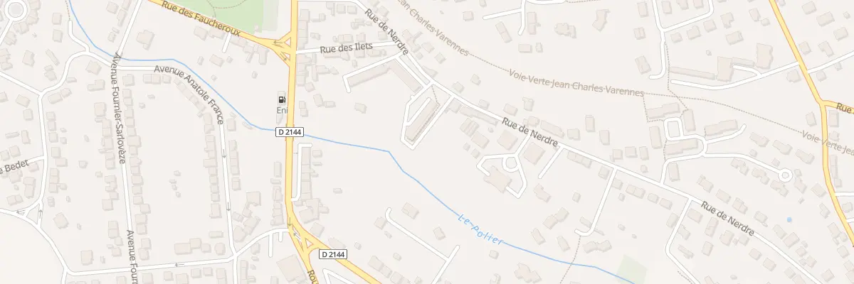 Plan du 34 Rue de Nerdre à Montluçon