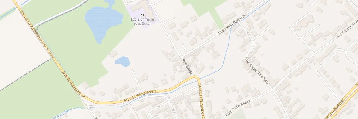 Plan du 3 Rue Basse à Fouquières-lès-Béthune