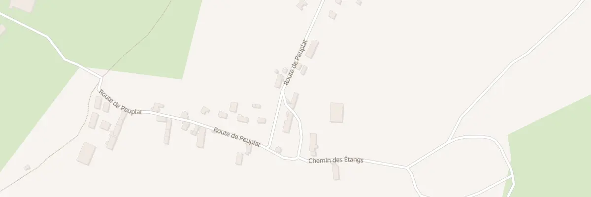 Plan du 571 Rte de Peuplat à Saint-Genest