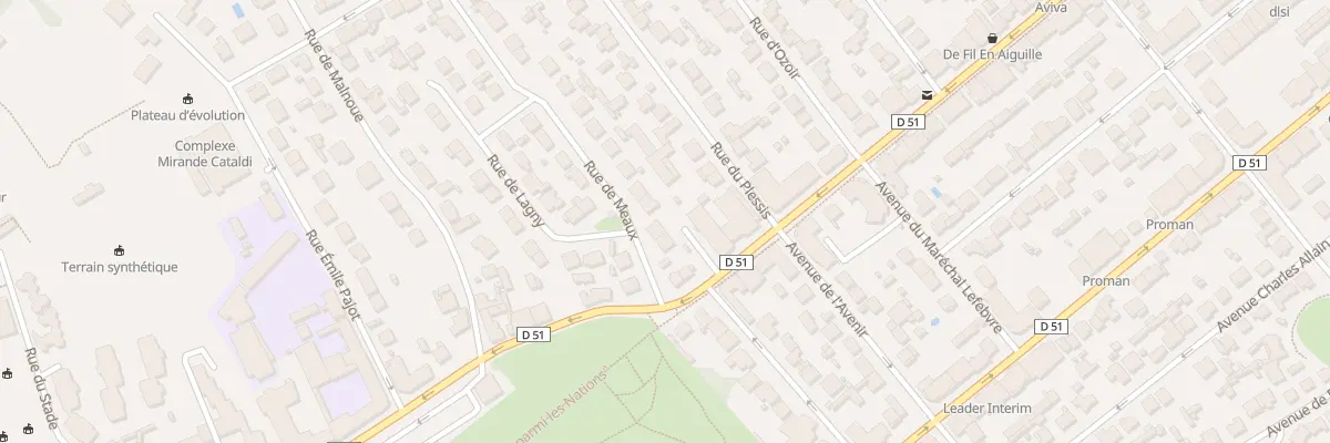 Plan du 4 Rue de Meaux à Pontault-Combault