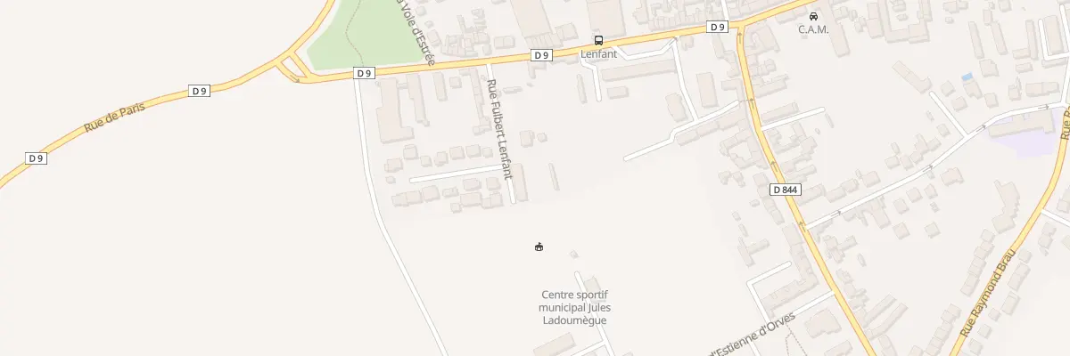 Plan du 9 Rue Fulbert Lenfant à Mitry-Mory