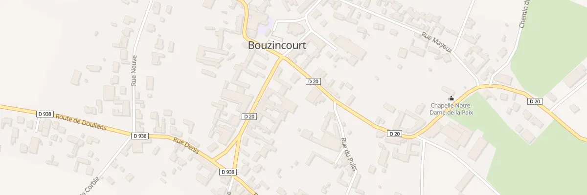 Plan du 158 Gr Grande Rue à Bouzincourt