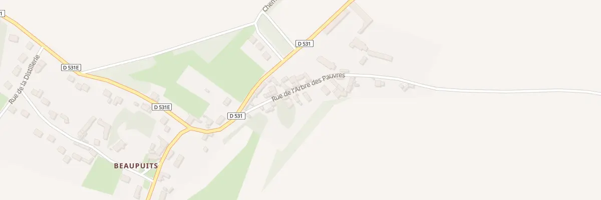 Plan du 7 Rue de l’Arbre aux Pauvres à Grandvillers-aux-Bois