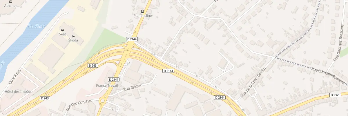 Plan du 21 Rue du Plan Incline à Montluçon
