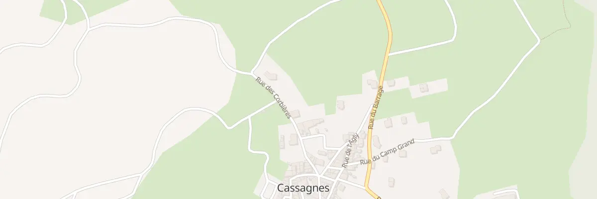 Plan du 17 Rue des Corbieres à Cassagnes