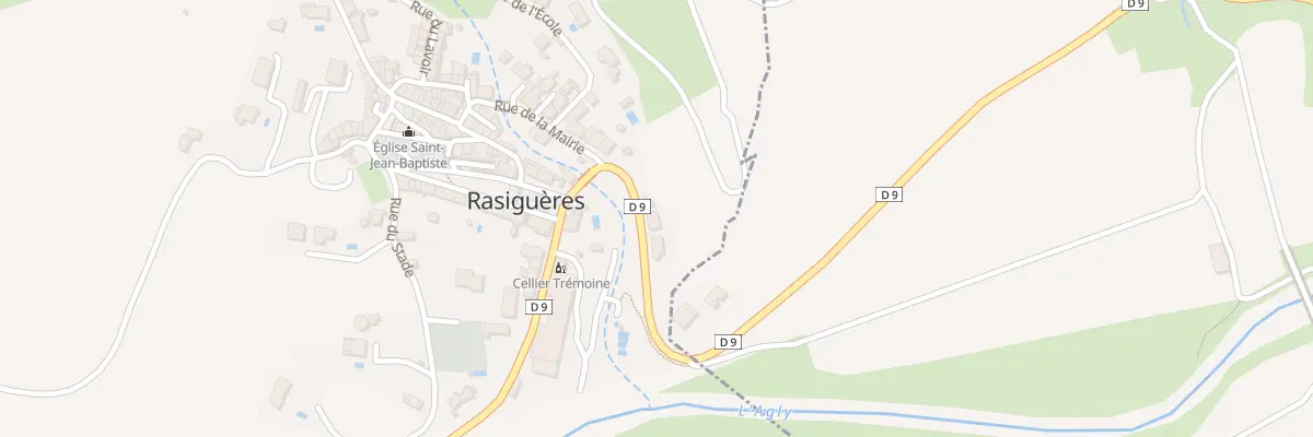 Plan du 4 Rue de la Mairie à Rasiguères