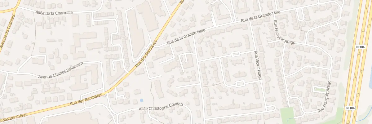 Plan du 81 Rue Victor Hugo à Pontault-Combault