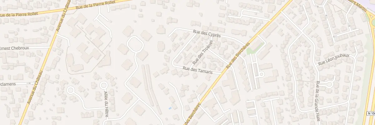 Plan du 8 Rue des Troènes à Pontault-Combault