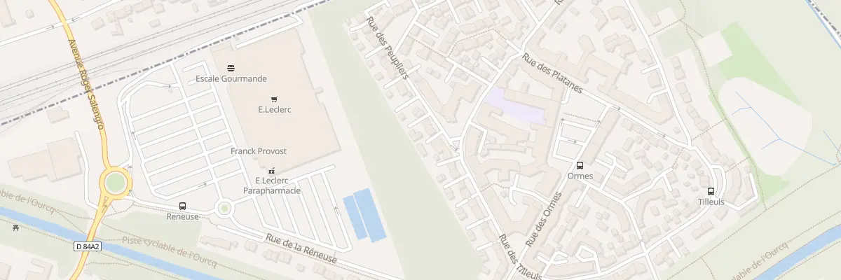 Plan du 3 Rue des Peupliers à Villeparisis