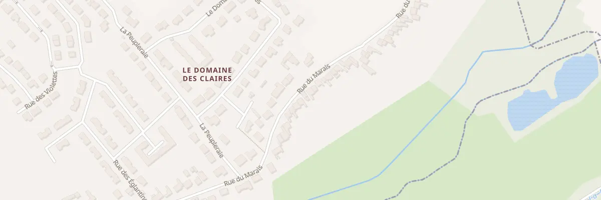 Plan du 90 Rue du Marais à Fouquereuil