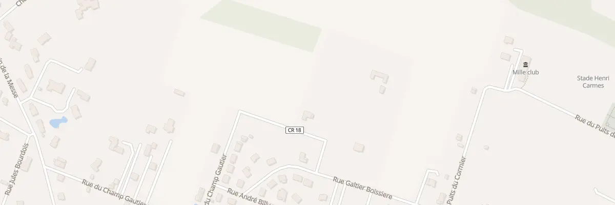 Plan du 5000 Cr N 18 Dit du Cormier à Barbizon