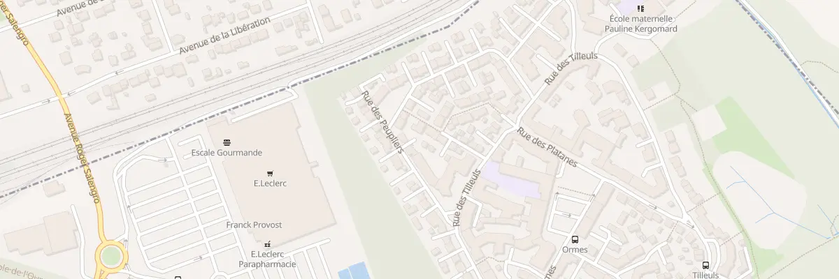 Plan du 10 Rue des Peupliers à Villeparisis