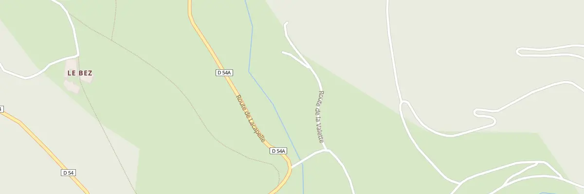 Plan du 1 Rte de La Valette à Viane