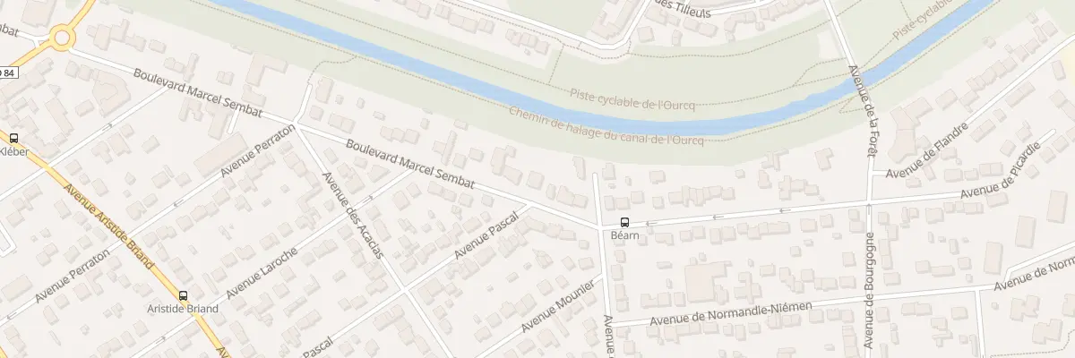 Plan du 93 Bd Marcel Sembat à Villeparisis