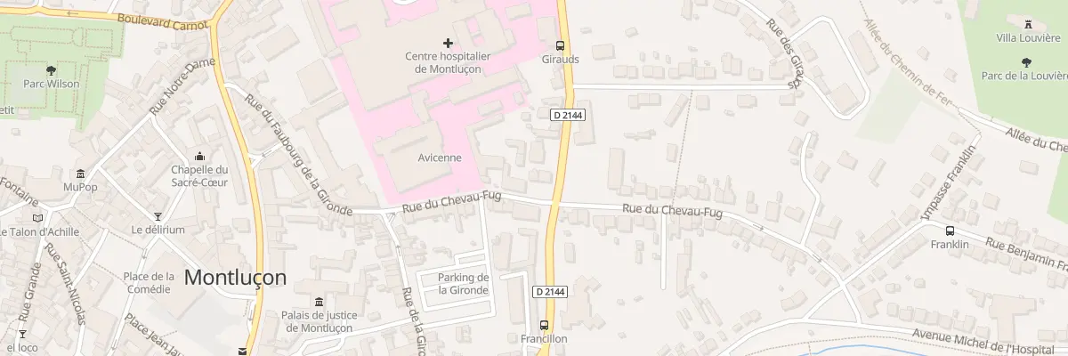 Plan du 29 Rue du Chevau-Fug à Montluçon