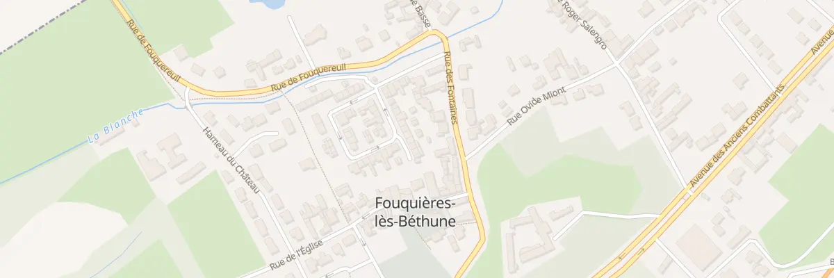 Plan du 11 Rue du 14 Juillet à Fouquières-lès-Béthune