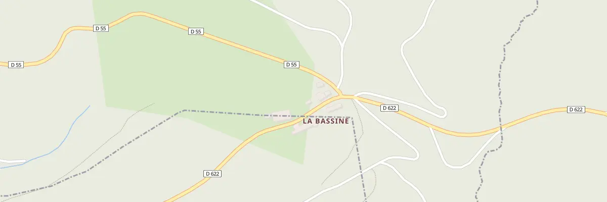 Plan du 5355A La Bassine à Gijounet