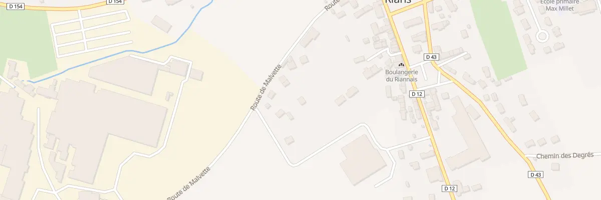 Plan du 369 Rte de Malvette à Rians