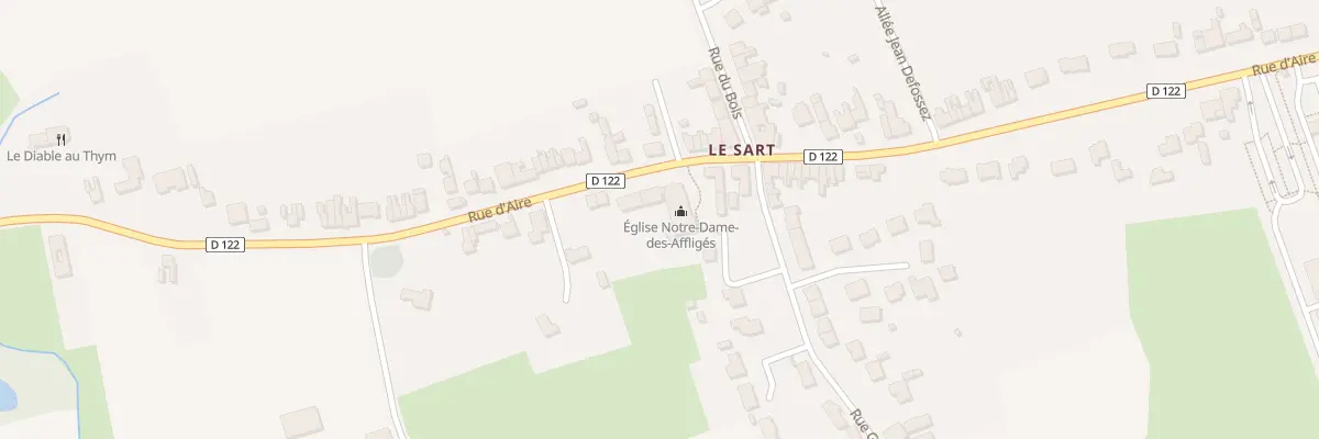Plan du 197 Rue d’Aire à Merville
