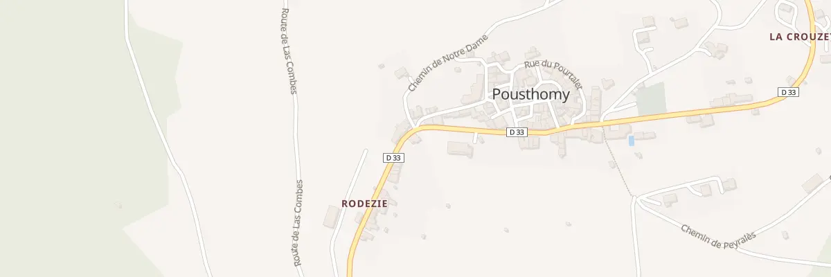 Plan du 5012 Pousthomy à Pousthomy