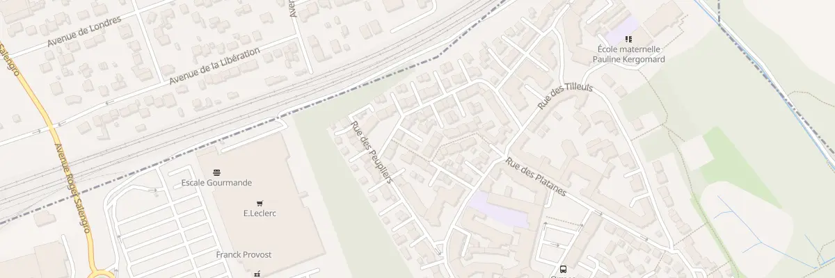 Plan du 22 Rue des Peupliers à Villeparisis