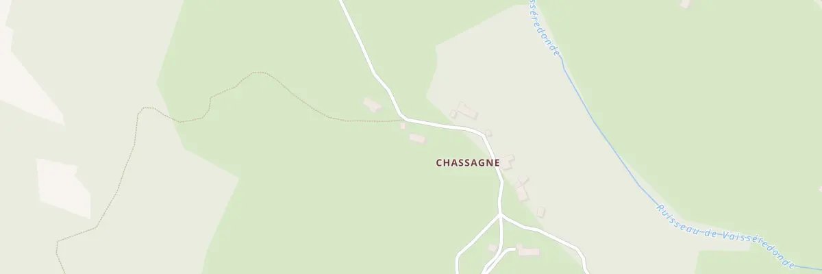 Plan du 4 Chassagne à Saint-Étienne-de-Chomeil