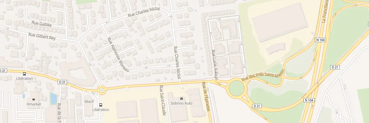 Plan du 97 Rue Charles Niclot à Pontault-Combault