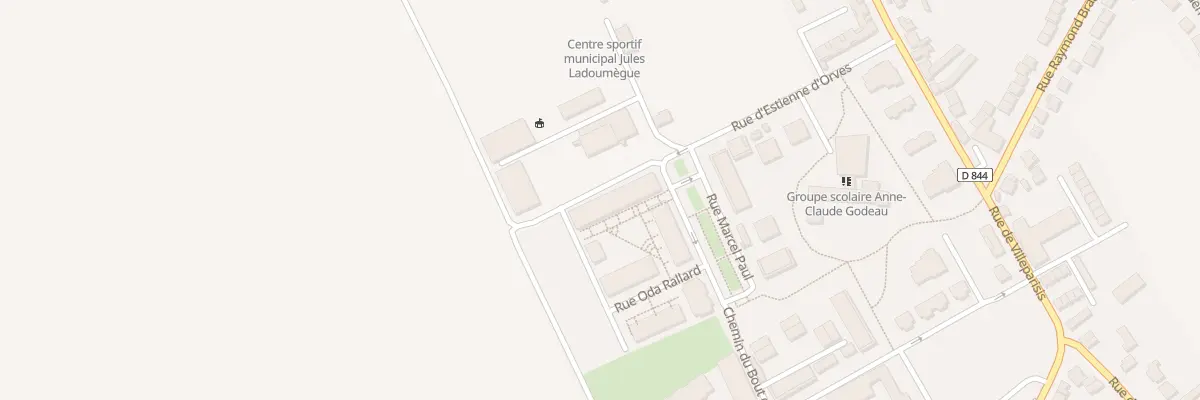 Plan du 3 Rue Oda Ballard à Mitry-Mory