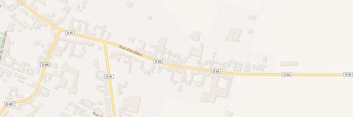 Plan du 33 Rue d’Arvillers à Hangest-en-Santerre
