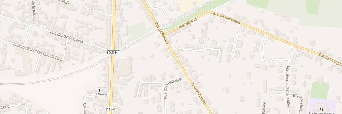 Plan du 42 Rue de Rimard à Montluçon