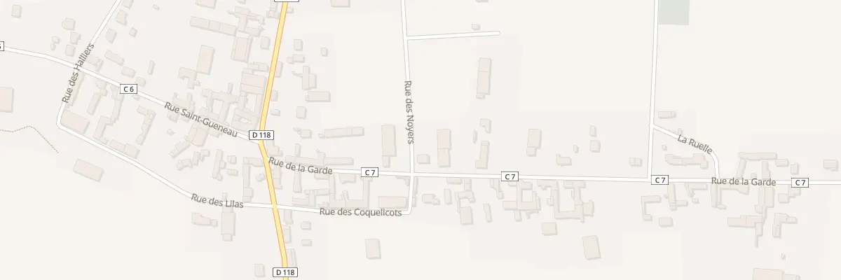 Plan du 13 Rue de la Garde à Mondreville