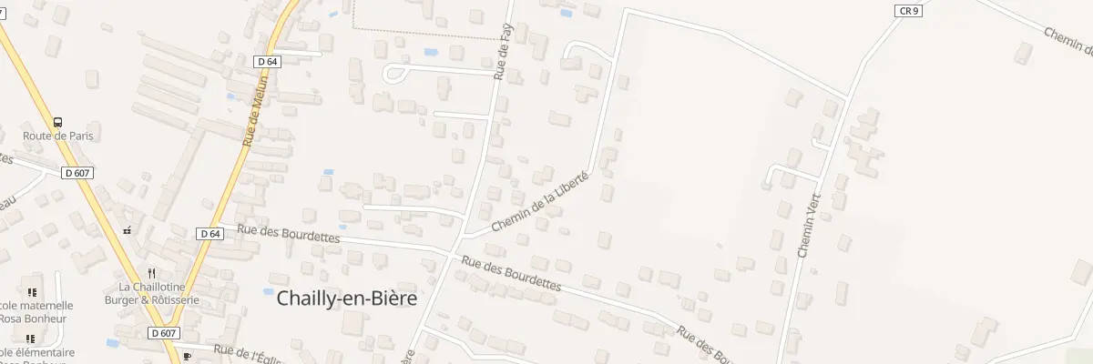 Plan du 7B Che de la Liberté à Chailly-en-Bière