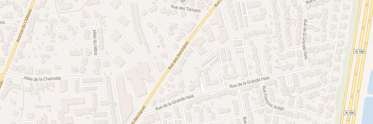 Plan du 62 Rue des Berchères à Pontault-Combault