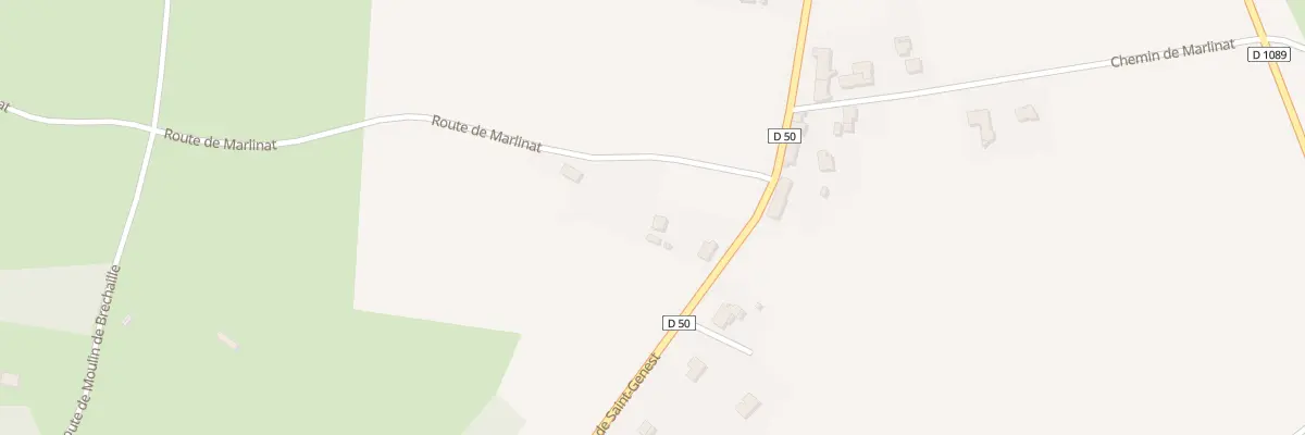 Plan du 36 Rte de Saint Genest à Lavault-Sainte-Anne