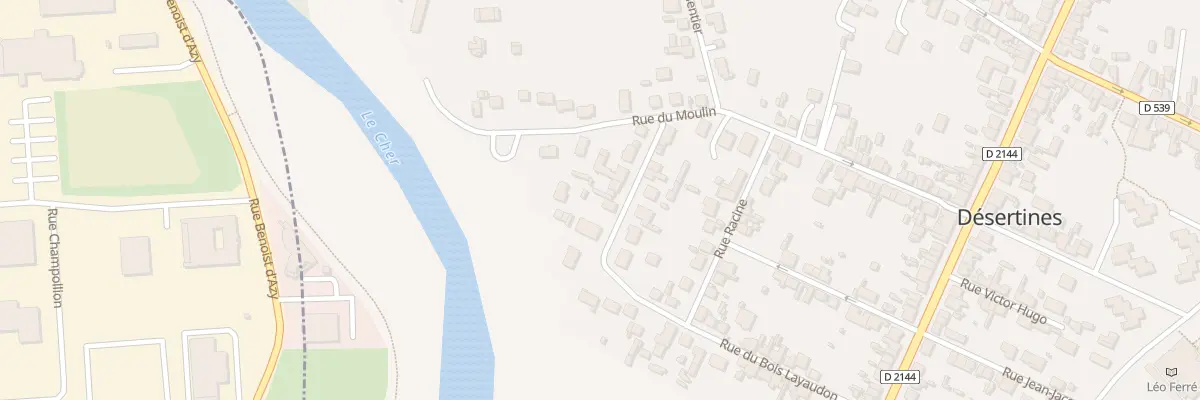 Plan du 12 Rue Pasteur à Désertines