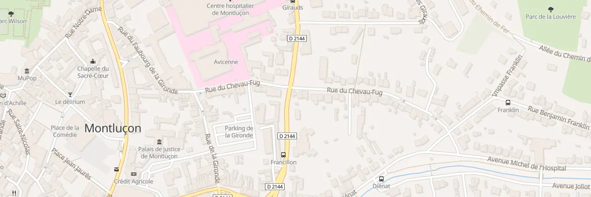 Plan du 32 Rue du Chevau-Fug à Montluçon