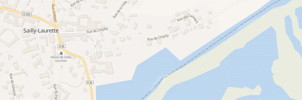 Plan du 23 Rue de Chipilly à Sailly-Laurette