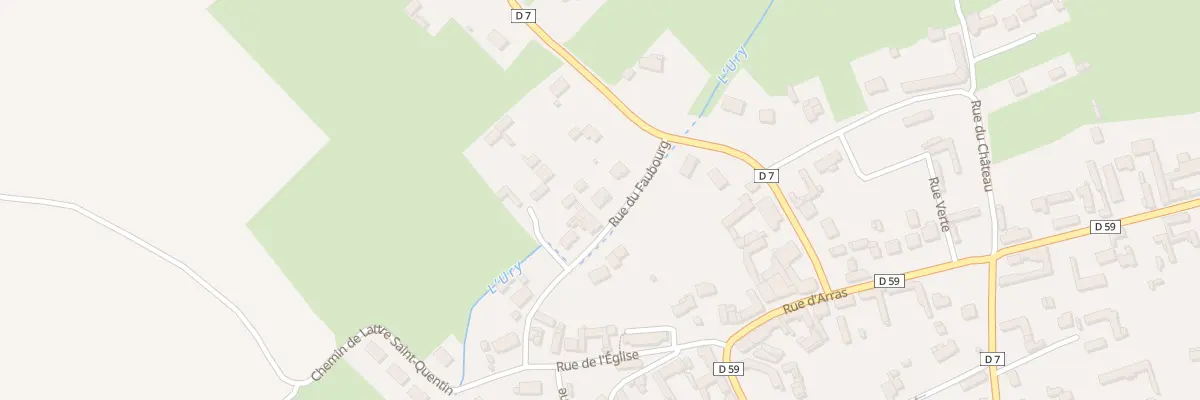 Plan du 16 Rue du Faubourg à Wanquetin