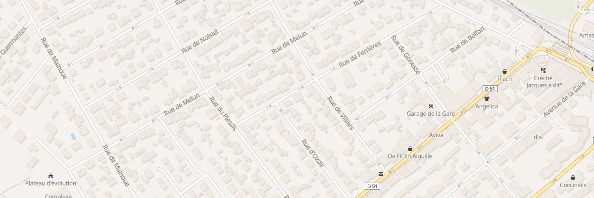 Plan du 35B Rue de Ferrières à Pontault-Combault