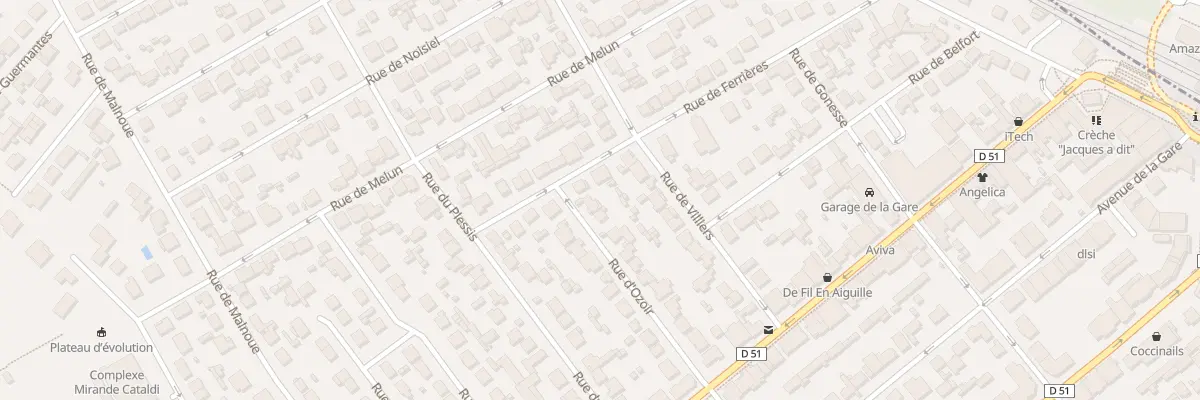 Plan du 24 Rue d’Ozoir à Pontault-Combault