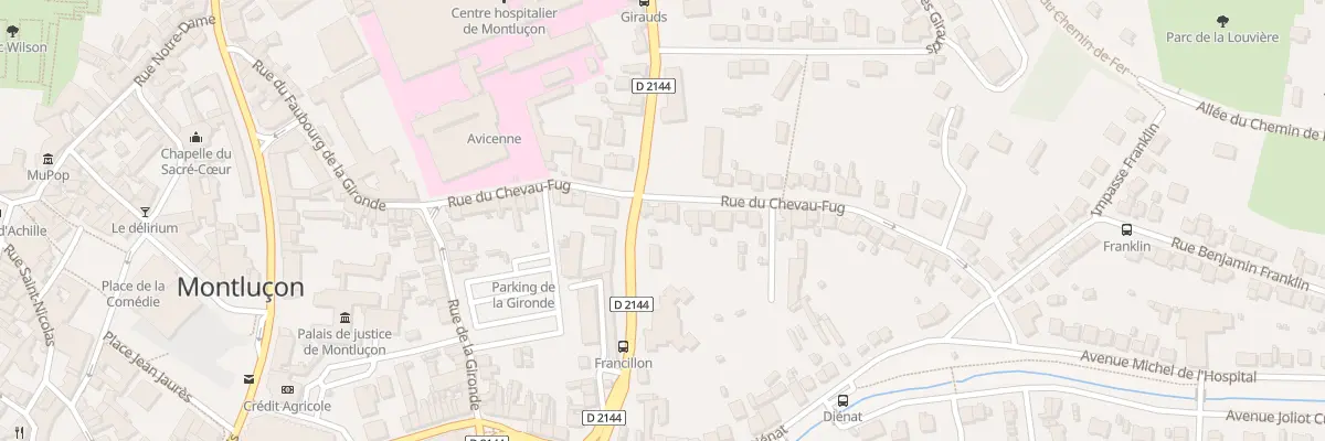 Plan du 32B Rue du Chevau-Fug à Montluçon