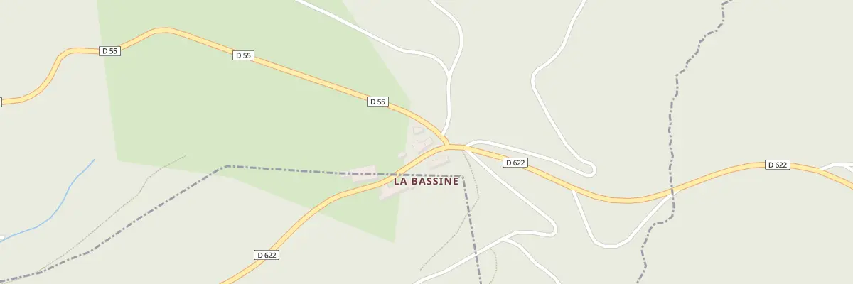 Plan du 5113 Terre de la Bassine à Gijounet