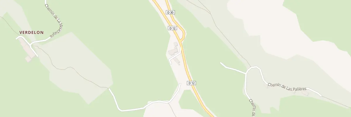 Plan du 5003 Verdelon au Falgoux