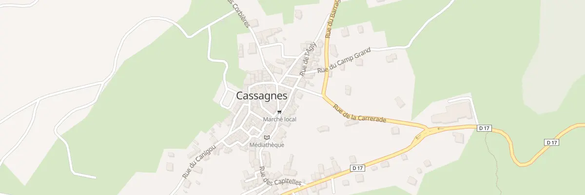 Plan du 5 Rue de l’Agly à Cassagnes