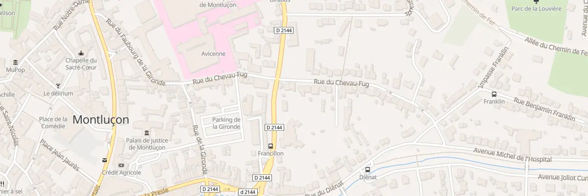 Plan du 34 Rue du Chevau-Fug à Montluçon