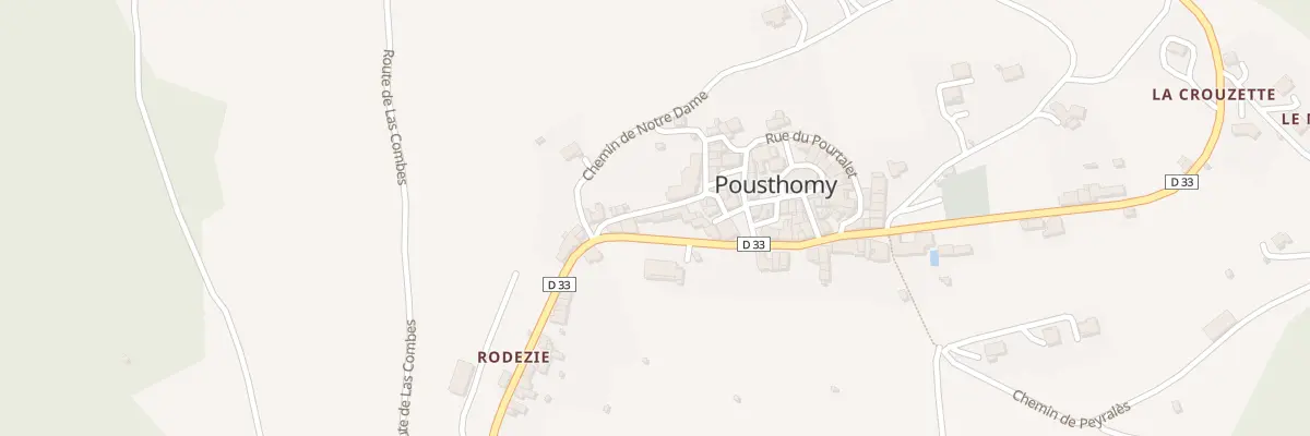 Plan du 5014 Pousthomy à Pousthomy