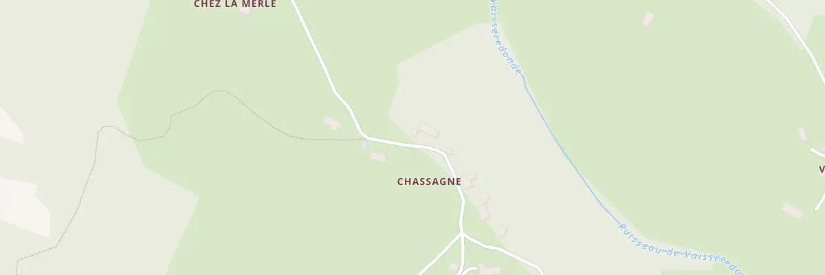 Plan du 1 Chassagne à Saint-Étienne-de-Chomeil