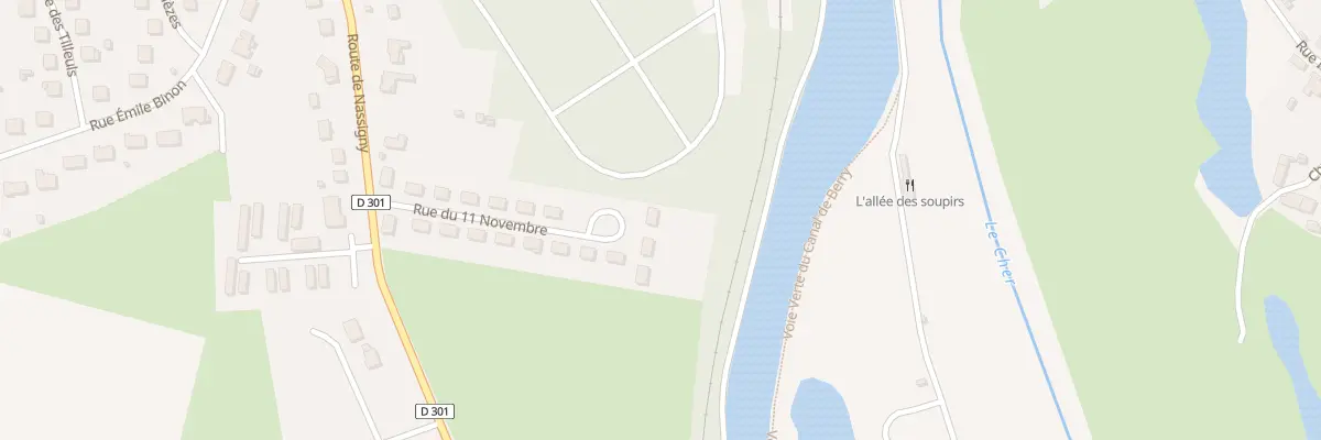 Plan du 24 Rue du 11 Novembre à Vallon-en-Sully
